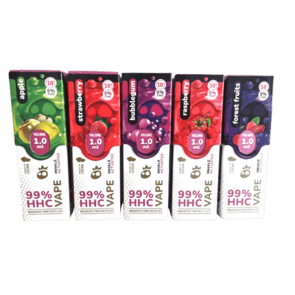 PACK DE 5 VAPERS DESECHABLES AL 99% HHC 1ml - APOREX