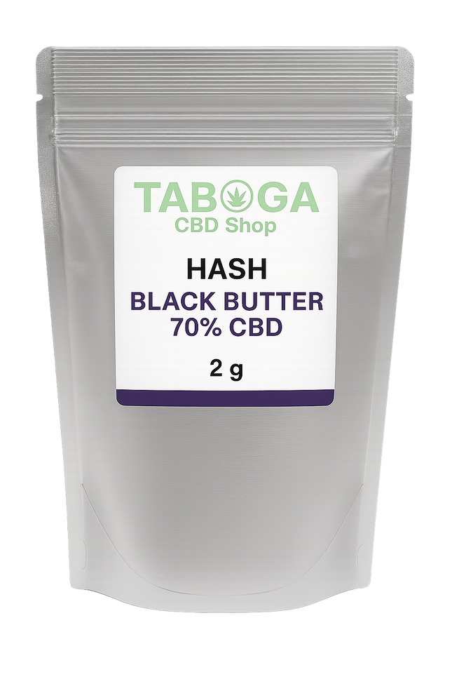HASH CBD BLACK BUTTER 70% - 2g