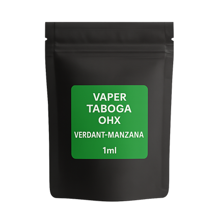 Vaper Taboga OHX Verdant sabor manzana con 8-OH HHC 1ml