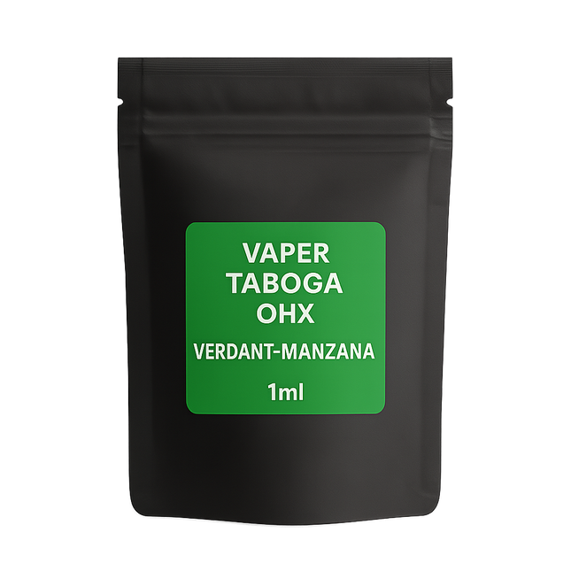 Vaper Taboga OHX Verdant sabor manzana con 8-OH HHC 1ml